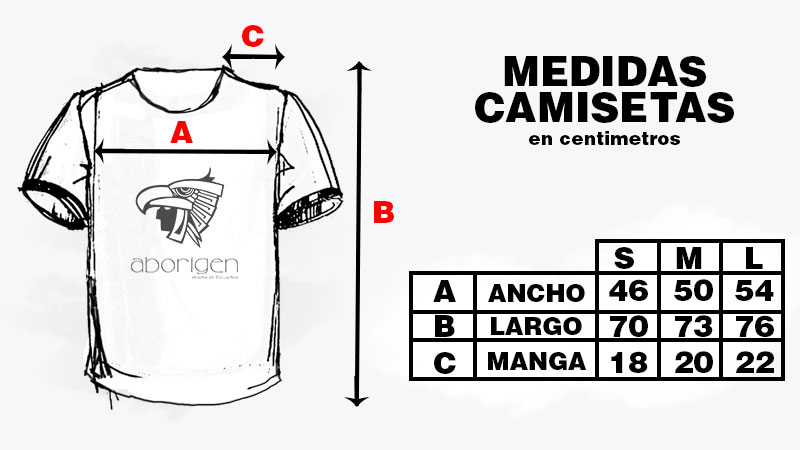 Tallas de camisetas